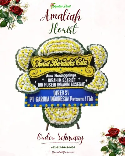 Papan Bunga Duka di Pamedaran